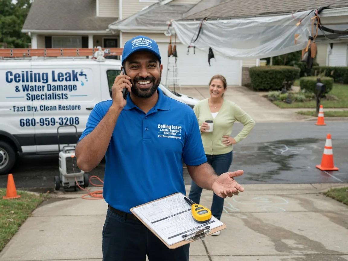 Ceiling Leak Cleanup Bath, PA FAQs